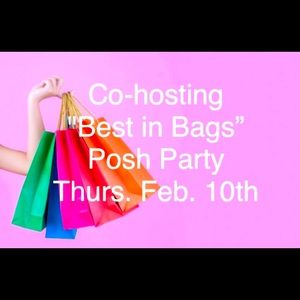 Co-hosting Best in Bags Posh Party